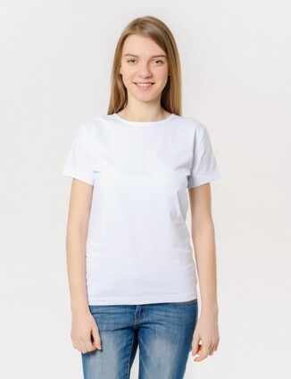 Белая футболка женская CONDOR 160гр (бывш. Gravis) - фото 0