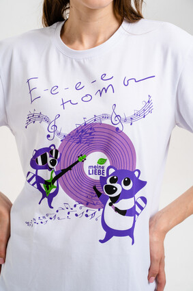 Футболка с логотипом Meine Liebe - фото 1 - превью