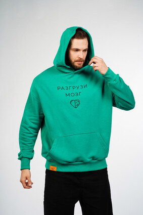 Худи зеленое - фото 6 - превью