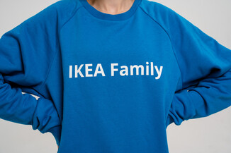 Свитшот с логотипом Ikea Family - фото 3 - превью