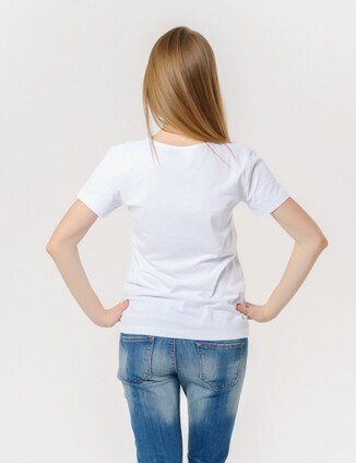 Белая футболка женская CONDOR 160гр (бывш. Gravis) - фото 1