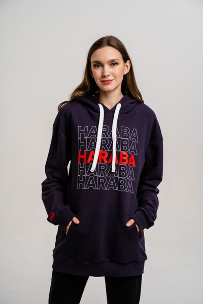 Худи удлиненное с логотипом