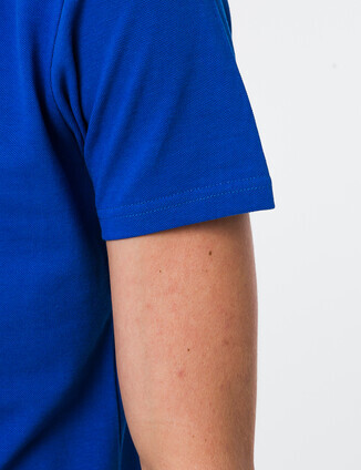 Мужская синяя футболка поло оптом - фото 2