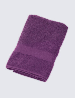 Фиолетовое полотенце модель 2