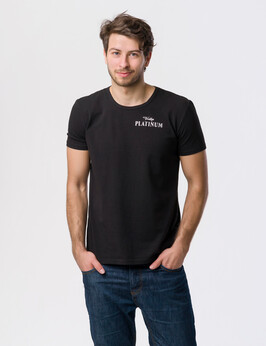 Черная мужская футболка модель 4