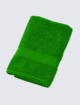 Зелёное полотенце модель 2