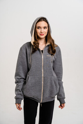 Зип-худи с логотипом - фото 1 - превью