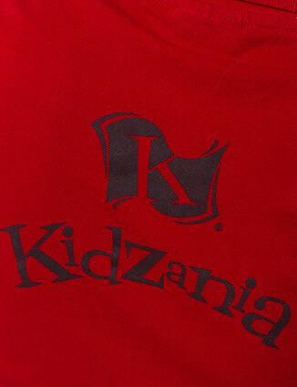 Бордовое женское поло с логотипом Kidzania - фото 2 - превью