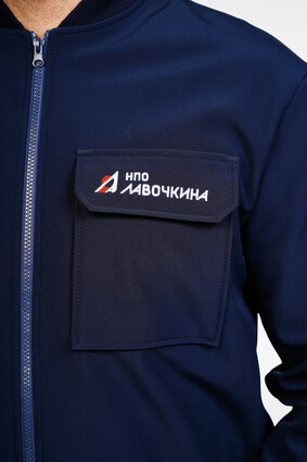 Бомбер мужской на молнии - фото 3 - превью