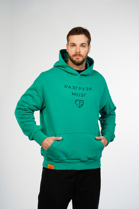 Худи зеленое - фото 1 - превью