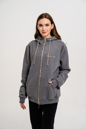 Зип-худи с логотипом - фото 0 - превью