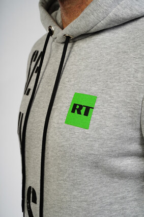 Худи мужское с логотипом RT - фото 3 - превью