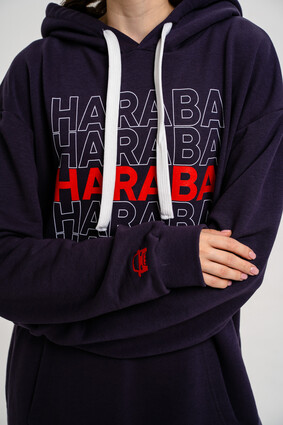 Худи удлиненное с логотипом - фото 2 - превью