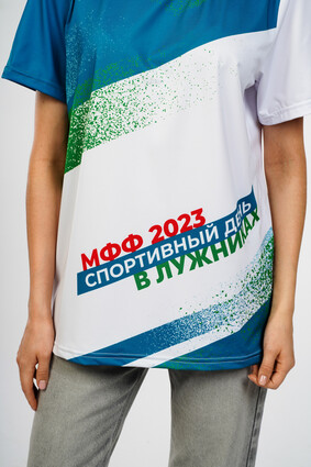 Футболка немнущаяся с логотипом мероприятия - фото 2 - превью