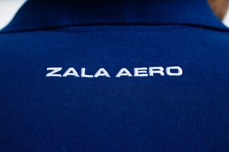 Поло синее с логотипом ZALA AERO - фото 6 - превью