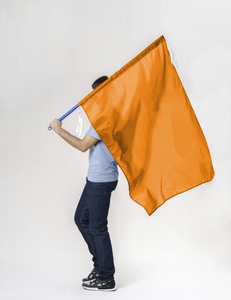 Оранжевый флаг - фото 0
