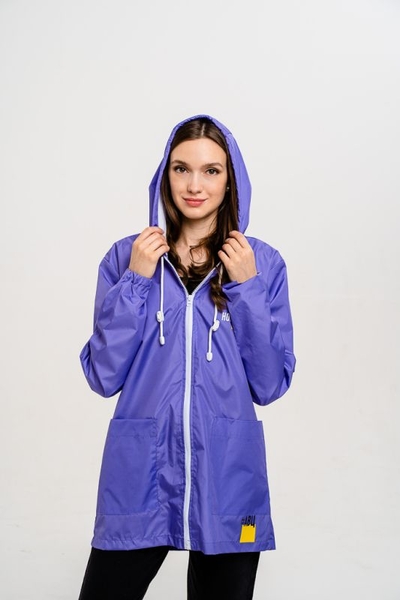 Ветровка с логотипом "Норма жизни" фиолетовая