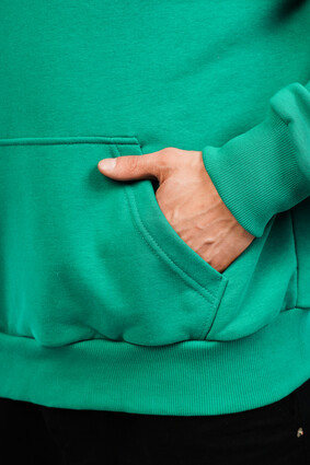 Худи зеленое - фото 3 - превью