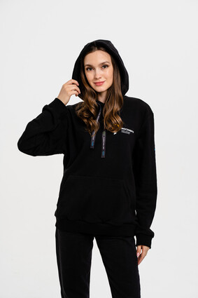 Худи с цветными шнурками - фото 1 - превью