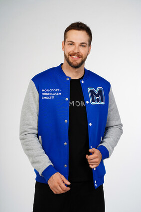 Бомбер с логотипом Мой спорт - фото 0 - превью