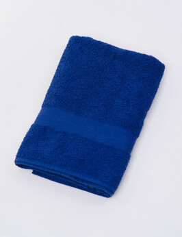 Синее полотенце модель 2